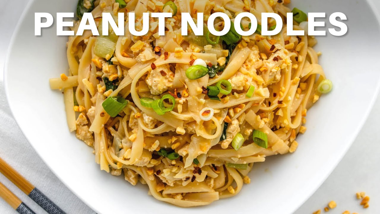 10 Minute Peanut Noodles